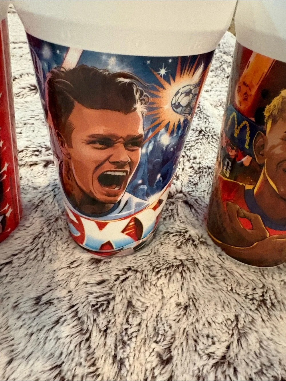 McDonald’s World Cup FIFA 2026 Collectible Cups - lot of 6 with Lamine Yamal